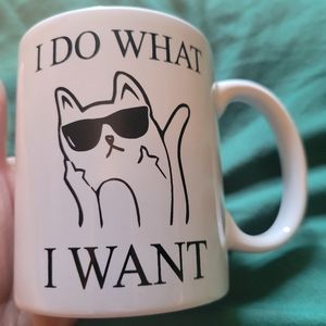 Cute cat cup